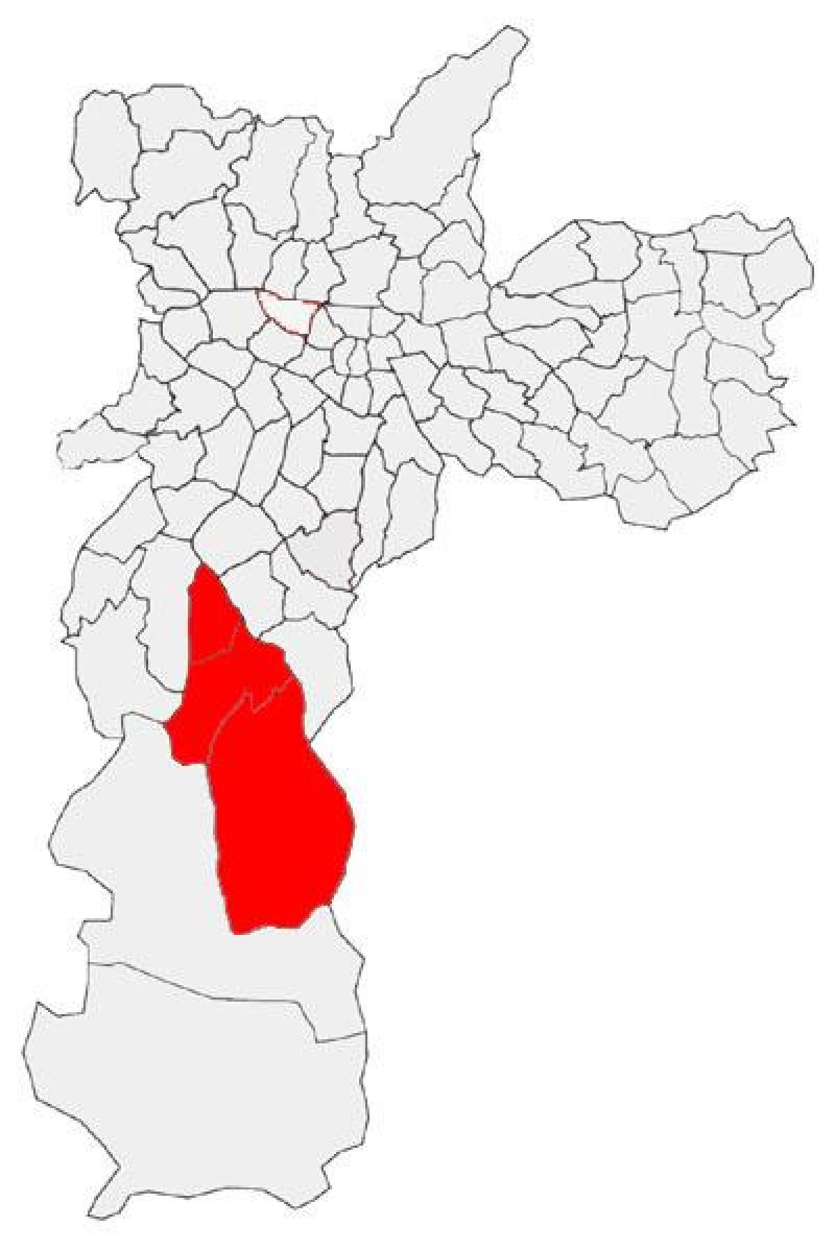 Ramani ya Capela je, Socorro ndogo-mkoa São Paulo