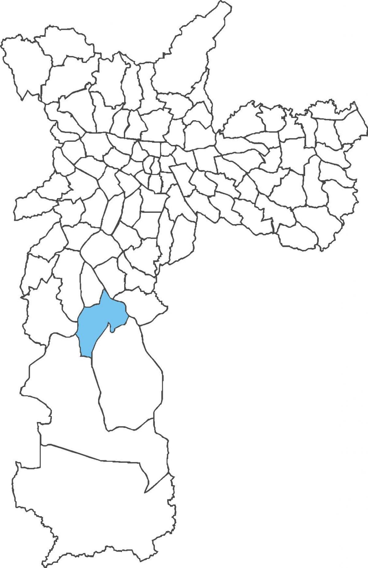 Ramani ya Cidade Dutra wilaya