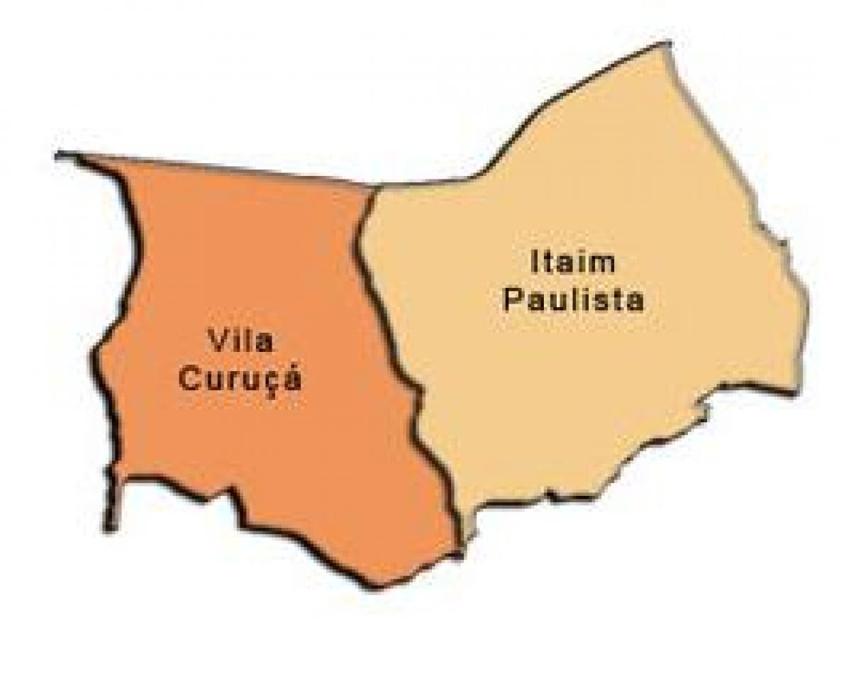 Ramani ya Itaim Paulista - Vila Curuçá ndogo-mkoa