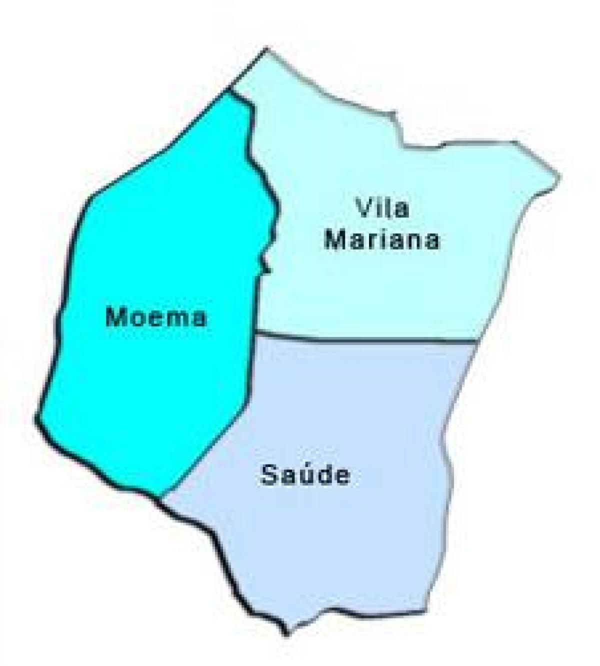 Ramani ya Vila Mariana ya ndogo-mkoa