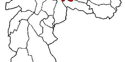 Ramani ya Mooca ndogo-mkoa São Paulo