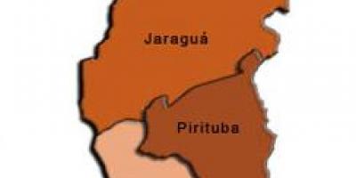 Ramani ya Pirituba-Jaraguá ndogo-mkoa