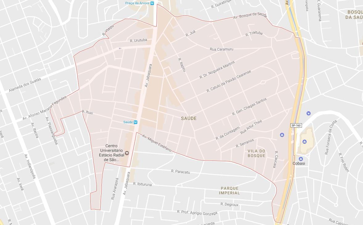 Ramani ya Afya São Paulo