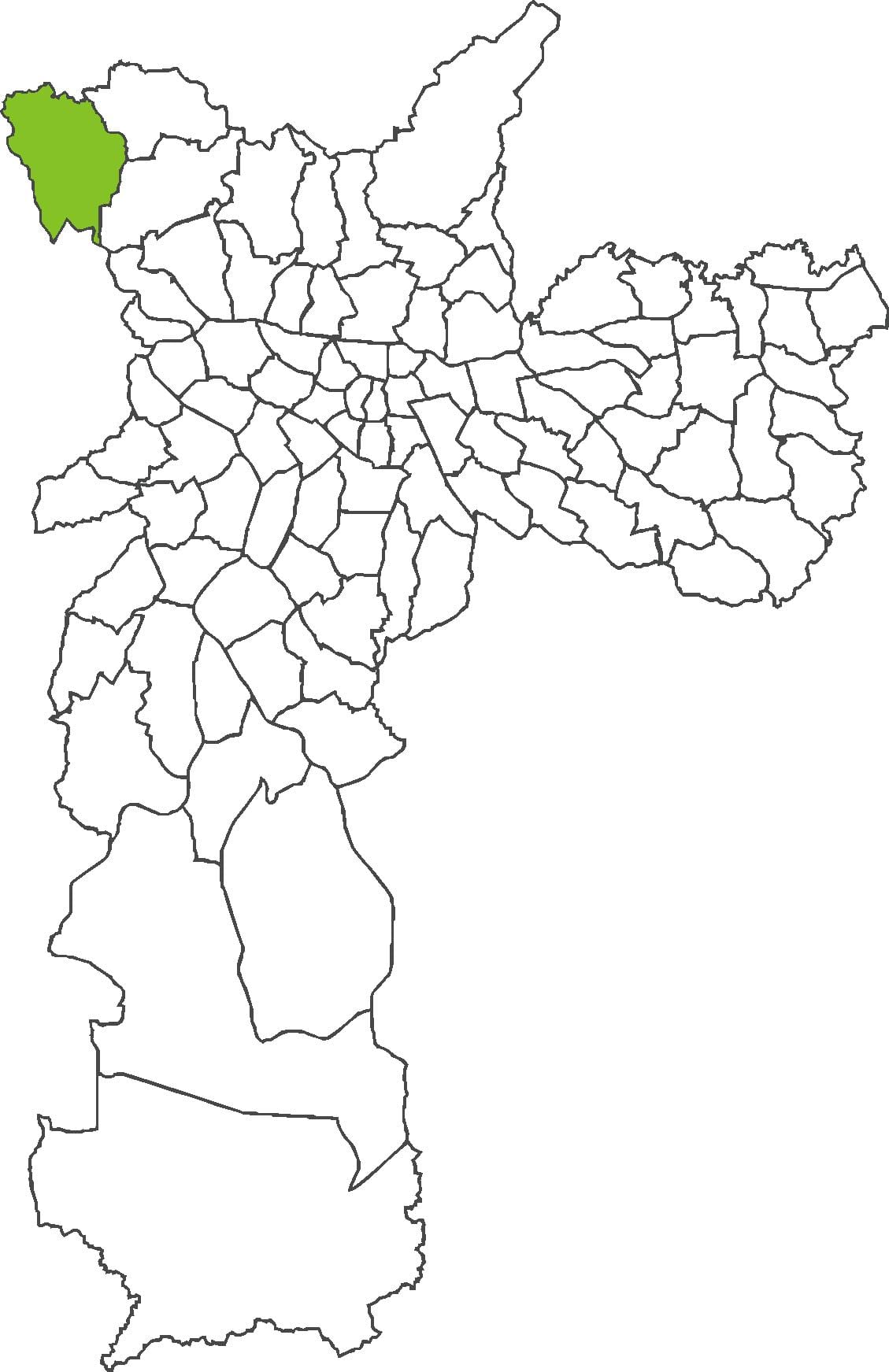Ramani ya wilaya Anhangüera