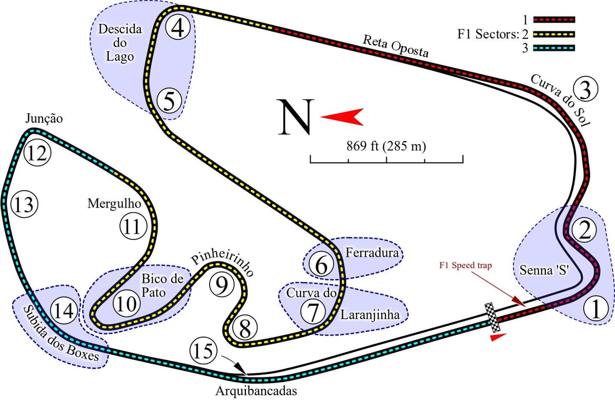 Ramani ya Autódromo Jose Carlos Kasi São Paulo