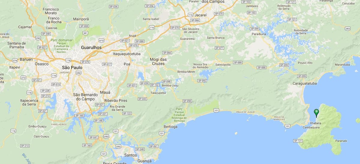Ramani ya pwani Pequeá