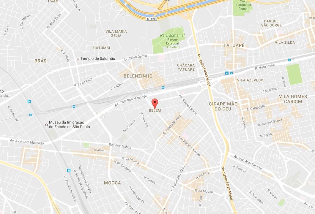 Ramani ya Belém São Paulo