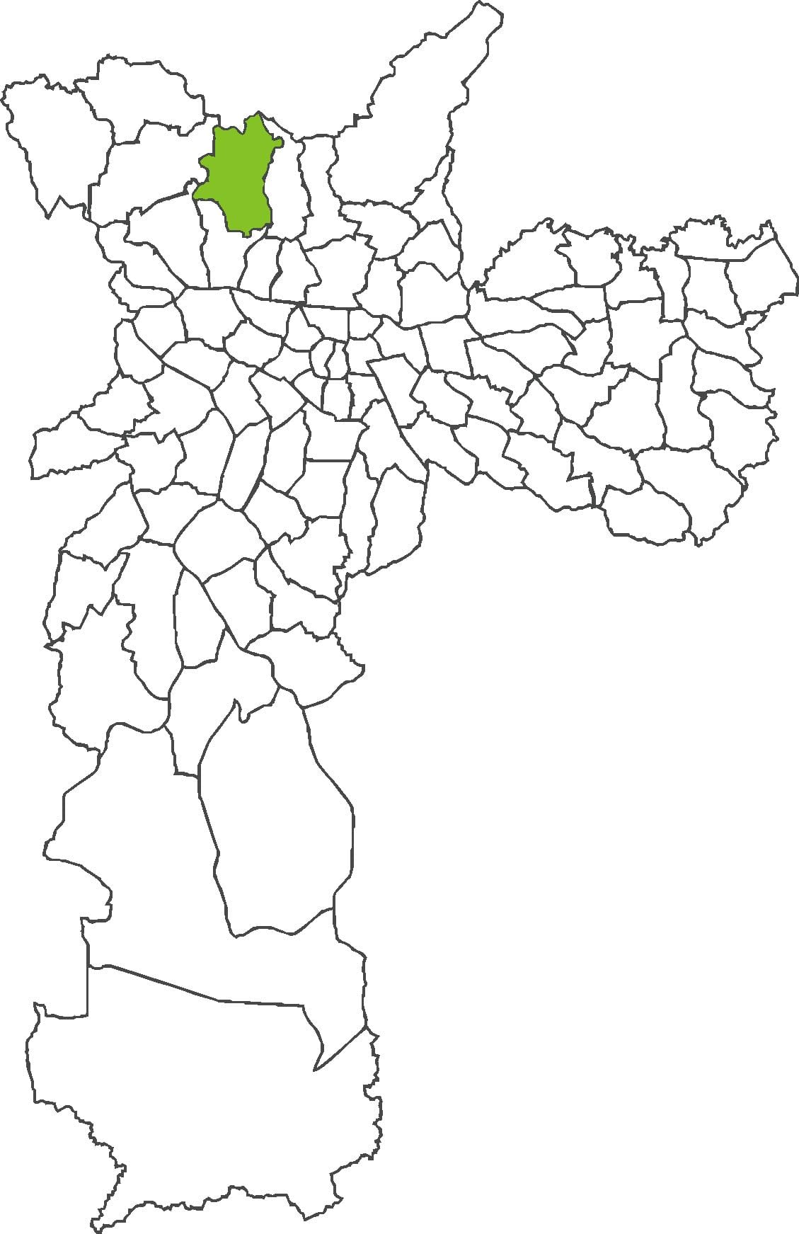 Ramani ya wilaya Brasilândia