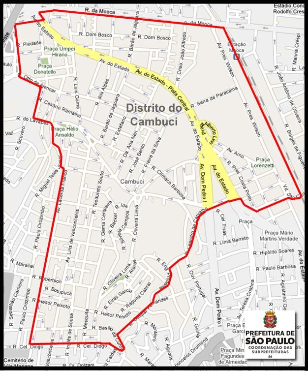 Ramani ya Cambuci São Paulo