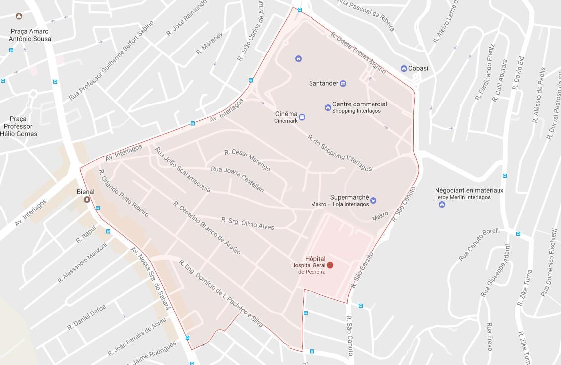Ramani ya Campo Grande São Paulo