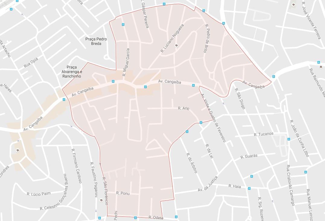 Ramani ya Cangaíba São Paulo
