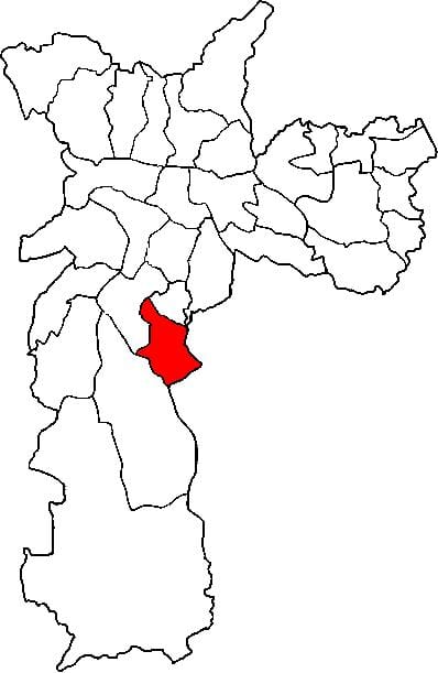 Ramani ya Cidade Ademar ndogo-mkoa São Paulo