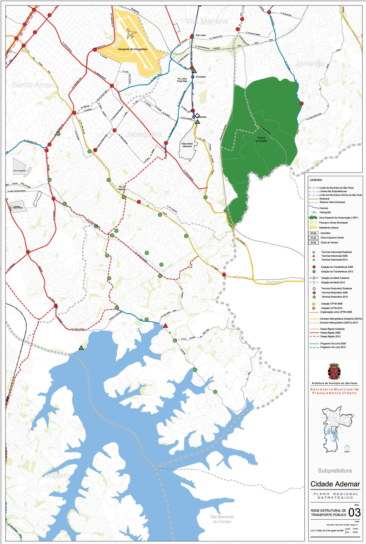 Ramani ya Cidade Ademar São Paulo - Umma husafirisha