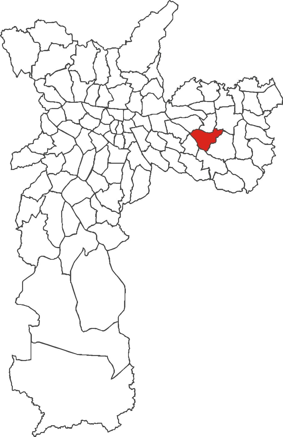 Ramani ya Cidade Líder wilaya