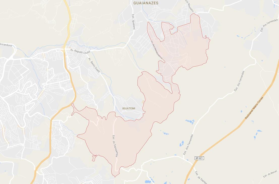Ramani ya Cidade Tiradentes São Paulo