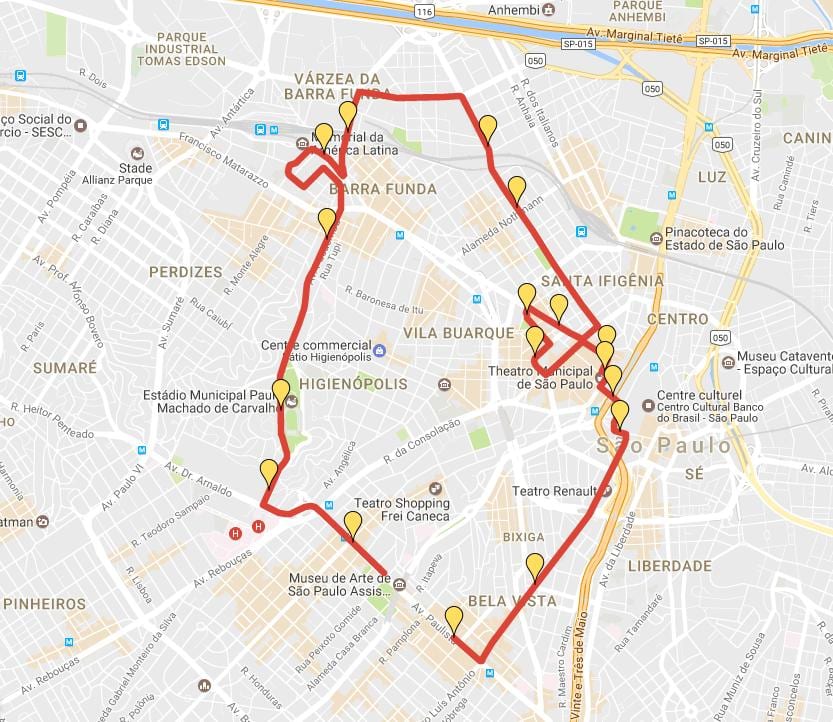 Ramani ya Corrida Kimataifa São Silvestre
