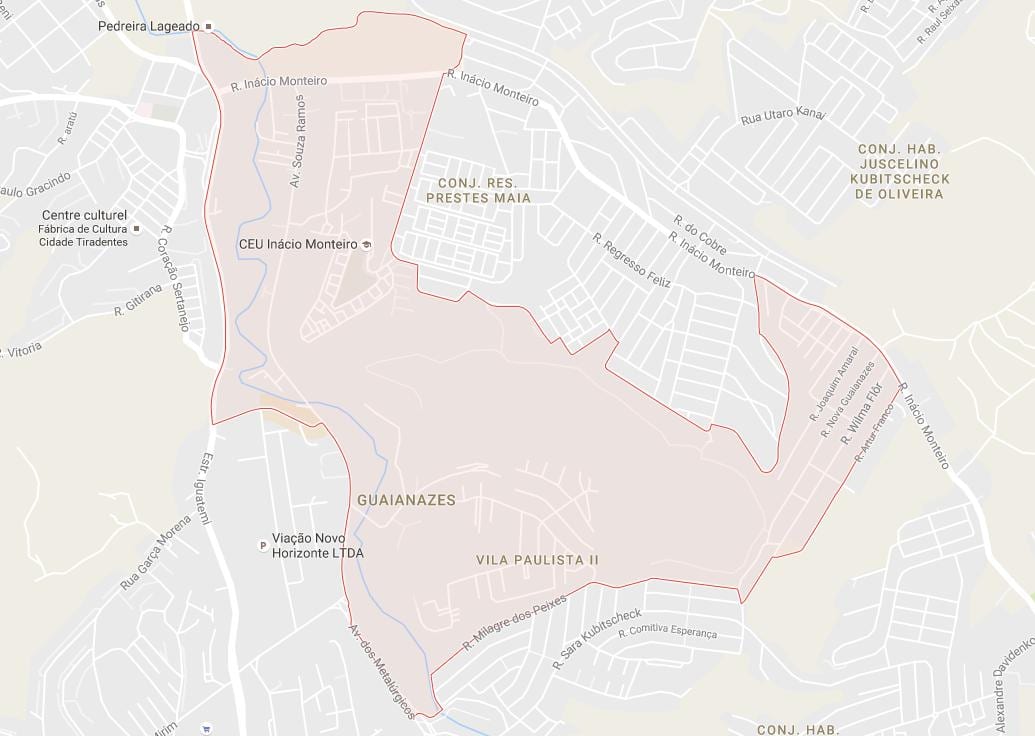 Ramani ya Guaianases São Paulo