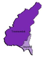 Ramani ya Jaçanã-Tremembé ndogo-mkoa