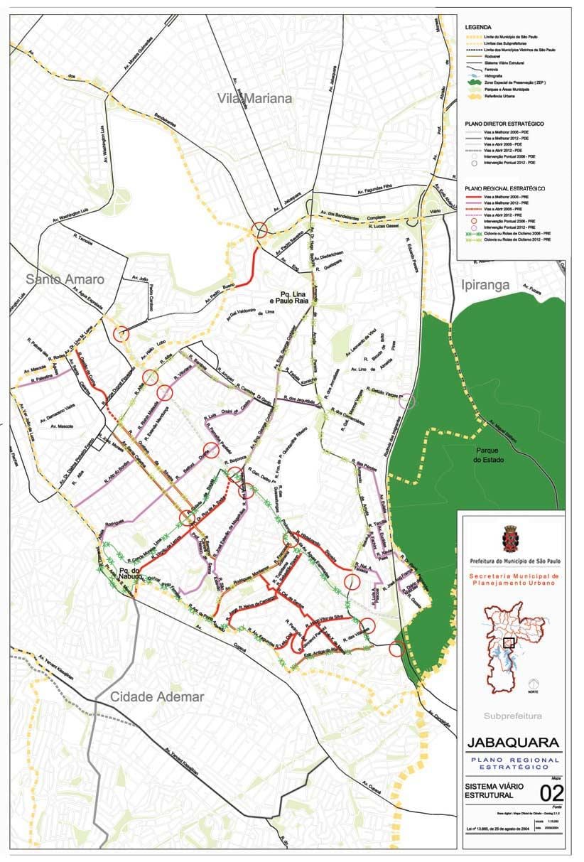 Ramani ya Jabaquara São Paulo - Barabara