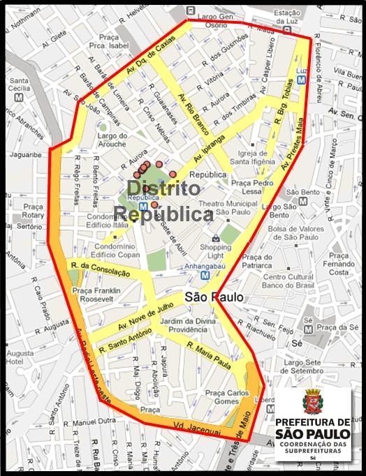 Ramani ya Jamhuri ya São Paulo