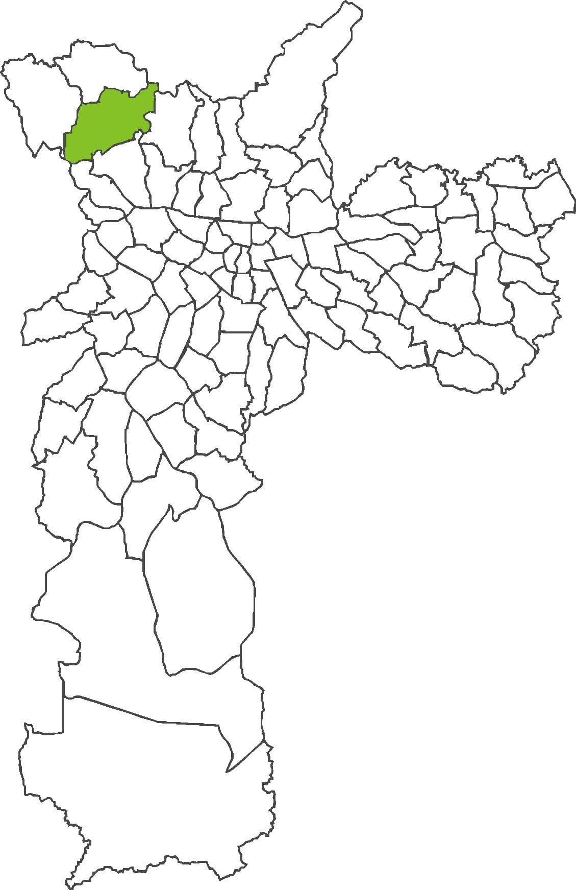 Ramani ya wilaya Jaraguá