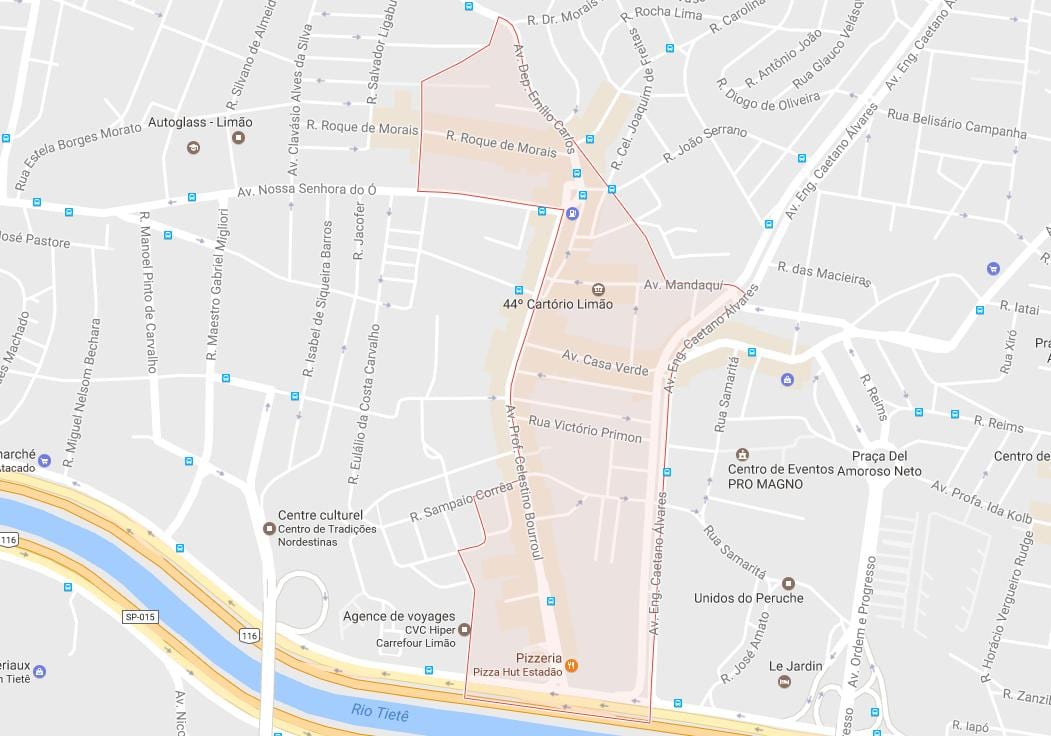 Ramani ya Limão São Paulo