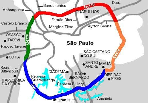 Ramani ya Mário Covas barabara - SP 21