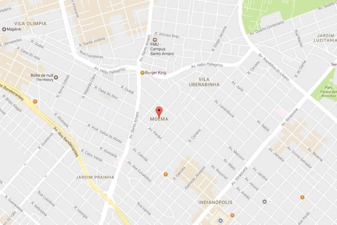 Ramani ya Moema São Paulo
