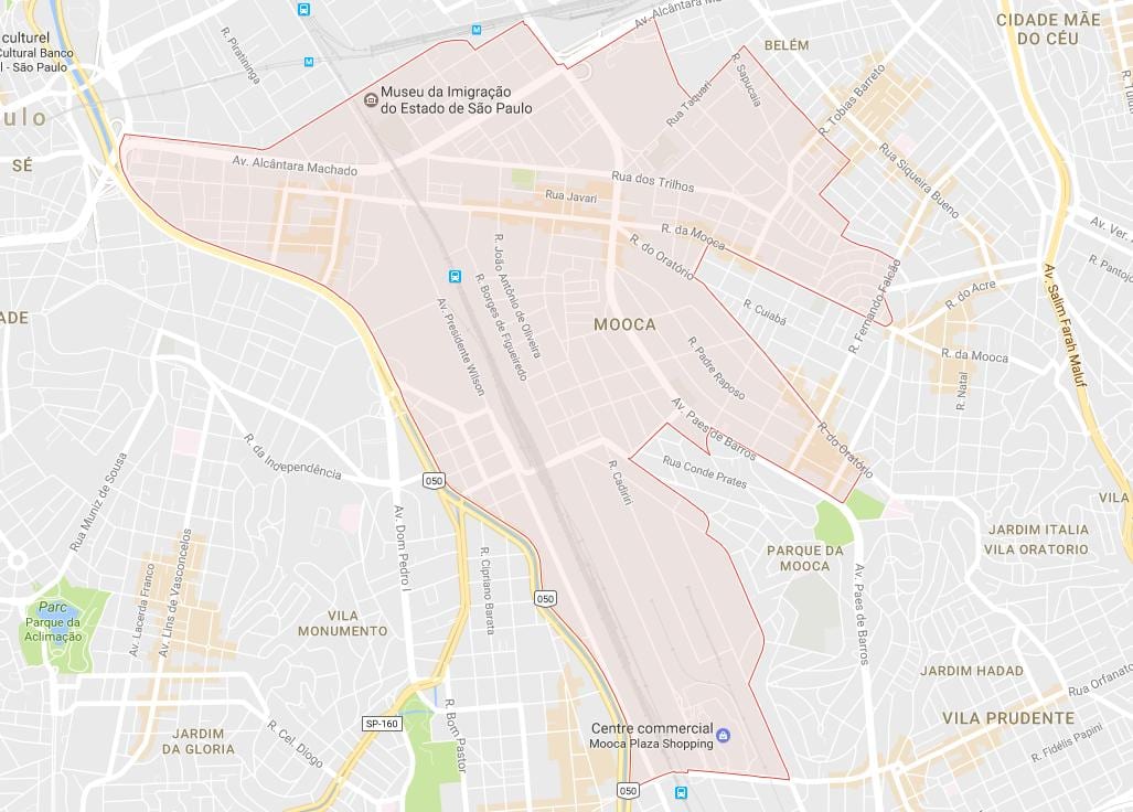 Ramani ya Mooca São Paulo