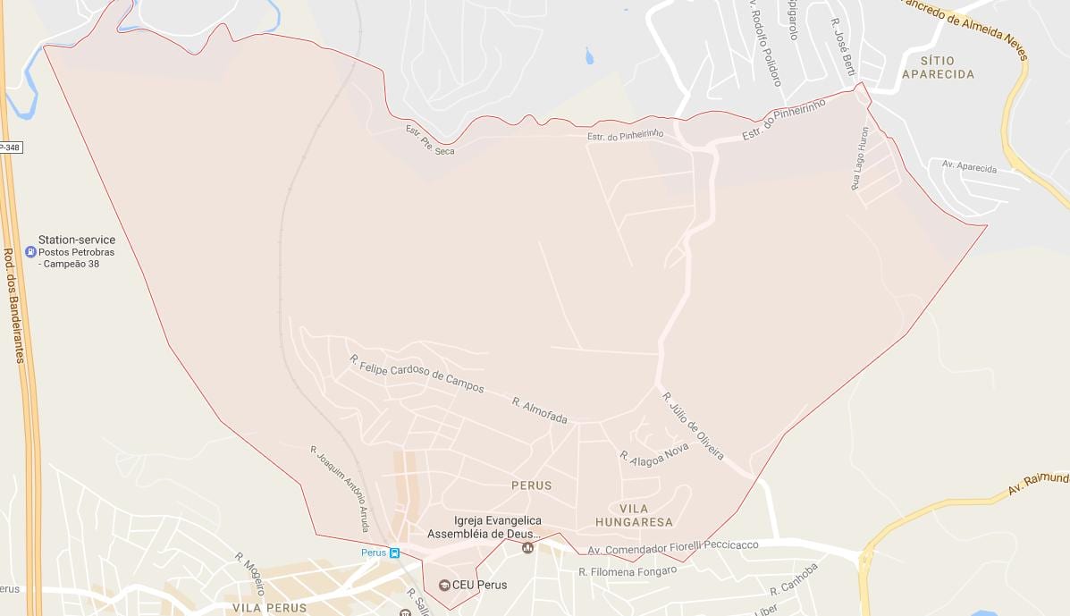 Ramani ya Perus São Paulo