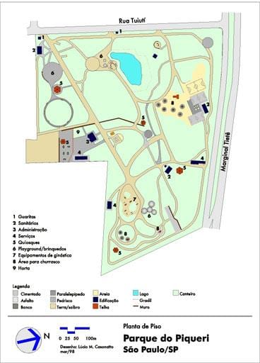 Ramani ya Piqueri São Paulo Park