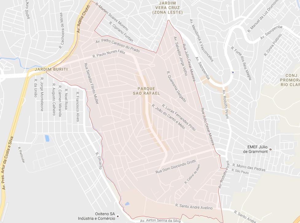 Ramani ya São Pedro São Paulo