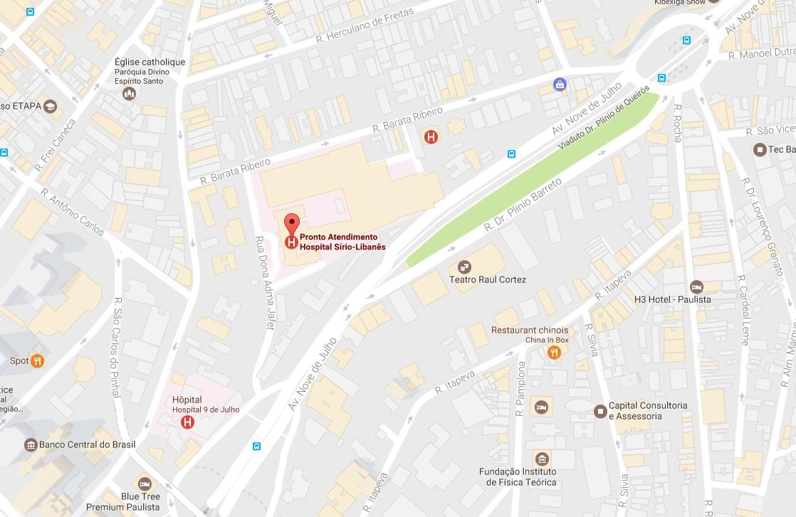 Ramani ya Sírio-Libanês hospitali