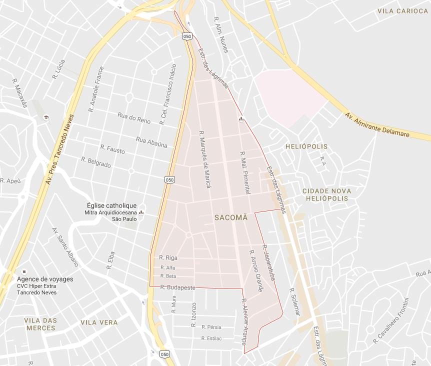 Ramani ya Sacomã São Paulo