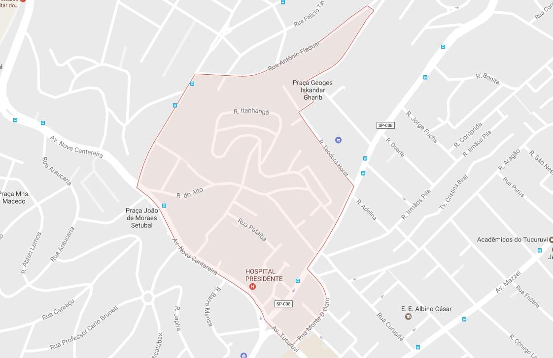 Ramani ya Tucuruvi São Paulo