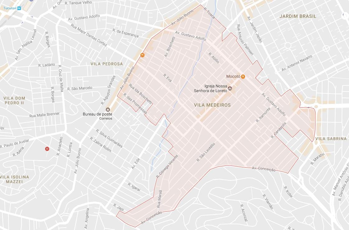Ramani ya Vila Medeiros São Paulo