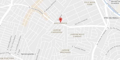 Ramani ya Aricanduva São Paulo
