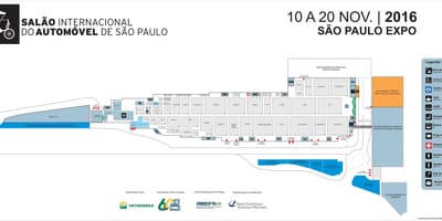 Ramani ya auto show São Paulo