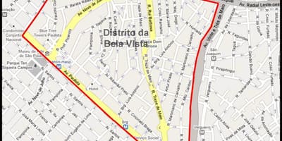Ramani ya Bela Vista São Paulo