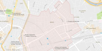 Ramani ya Bras São Paulo