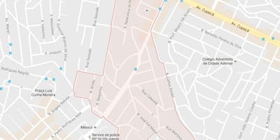 Ramani ya Cidade Ademar São Paulo
