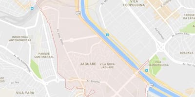 Ramani ya Jaguaré São Paulo