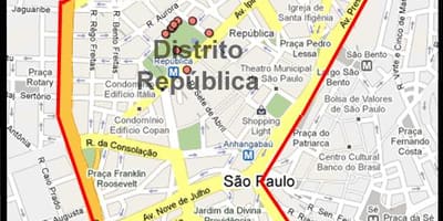 Ramani ya Jamhuri ya São Paulo