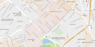 Ramani ya Jardim Paulista São Paulo