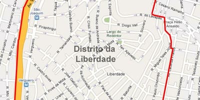 Ramani ya Liberdade São Paulo