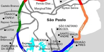 Ramani ya Mário Covas barabara - SP 21