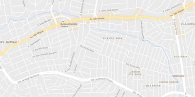 Ramani ya Ponte Rasa São Paulo