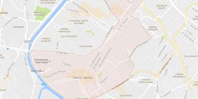 Ramani ya Santo Amaro São Paulo