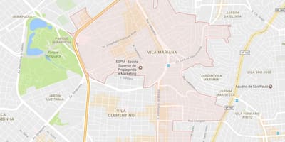 Ramani ya Vila Mariana ya São Paulo